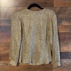 Evan-picon petite silk blouse